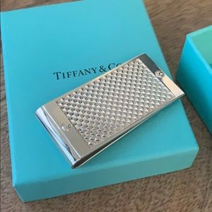Authentic Tiffany & Co Diamond Point Money Clip